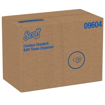 Scott 1000 Coreless Toilet Paper Dispenser, Smoke Gray (09604)