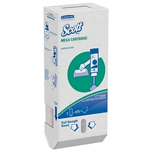 Scott Mega Cartridge Recycled Beverage Napkin, 1-ply, White, 875 Napkins/Pack, 6/Carton (98908)