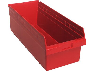 Quantum Storage Systems Store-Max 25.57 Qt. Open Lid Storage Bin, Blue, 8/Carton (QSB810BLCT)