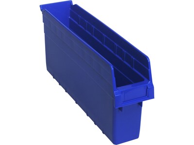Quantum Storage Systems 23.99 Qt. Open Lid Storage Bin, Ivory, 6/Carton (SSB465IVCT)