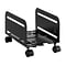 Mount-It! Metal CPU Stand with Four Casters, Black (MI-7153)