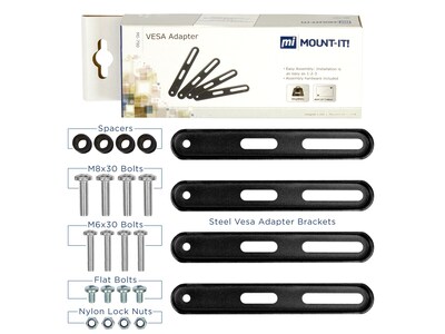 Mount-It! Mount Adapter Kit for TV Mount, 66 lbs. Max. (MI-790)