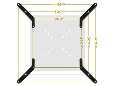 Mount-It! Mount Adapter Kit for TV Mount, 66 lbs. Max. (MI-791)