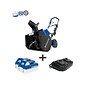 Snow Joe iON+ Cordless Snow Blower Kit, 18" x 10" Cut (24V-X2-SB18)
