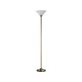 Adesso Aaron 70.75 Antique Brass Floor Lamp with Bell Shade (SL3991-21)