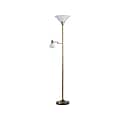 Adesso Aaron 71.75 Antique Brass Floor Lamp with Bell Shade (SL3992-21)