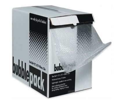 12X175-3/16-CLEAR-PERFED 12 BUBBLE WRAP DISPENSER PACK
