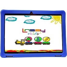 Linsay 10.1 Tablet with Case, WiFi, 2GB RAM, 32GB Storage, Android 12, Black/Blue (F10IPKIDSB)