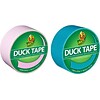 Duck Heavy Duty Duct Tapes, 1.88 x 20 Yds., Baby Pink/Aqua, 2 Rolls/Pack (DUCKPA-STP)