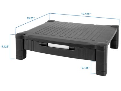 Mount-It! Plastic/Poly Stand, Black (MI-7853A)
