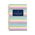 2021-2022 AT-A-GLANCE 5.5 x 8.5 Academic Planner, Simplified by Emily Ley, Thin Happy Stripe (EL60-200A-22)