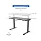 FlexiSpot 48"W Electric Adjustable Standing Desk, Black (EC9B)