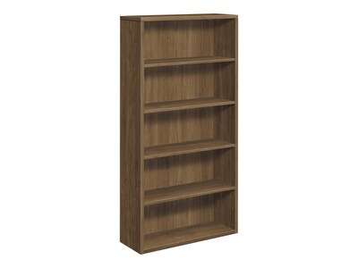 HON 10500 Series 5-Shelf 71H Bookcase, Pinnacle (HON105535PINC)