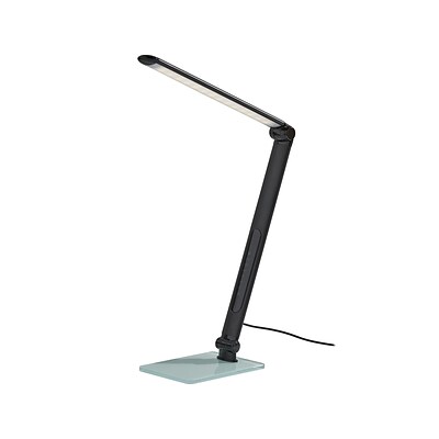 Simplee Adesso Douglas LED Desk Lamp, 24, Matte Black (SL4901-01)