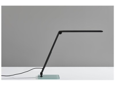 Simplee Adesso Douglas LED Desk Lamp, 24", Matte Black (SL4901-01)