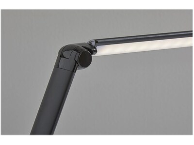 Simplee Adesso Douglas LED Desk Lamp, 24", Matte Black (SL4901-01)