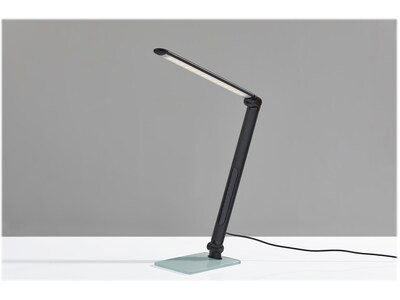 Simplee Adesso Douglas LED Desk Lamp, 24", Matte Black (SL4901-01)
