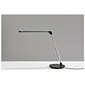 Simplee Adesso Rodney AdessoCharge LED Desk Lamp, 26.5", Matte Silver/Glossy Black (SL4900-22)