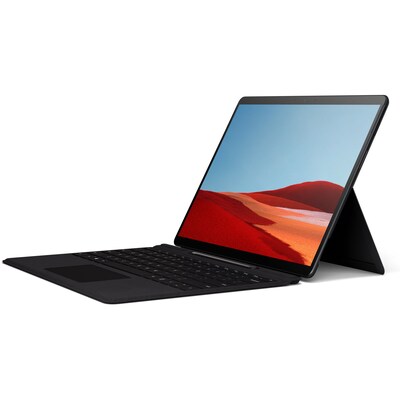 Microsoft 13 Touchscreen Surface Pro X, SQ1 3 GHz, 8GB Memory, 256GB SSD, WiFi, Win 10 Home, Matte Black (MNY-00001)