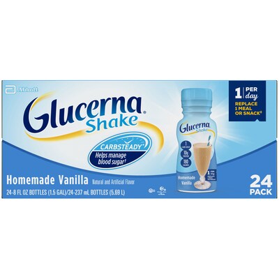 UPC 070074543246 product image for Ensure Glucerna Diabetes Nutritional Shake, Ready-To-Drink Bottles, Homemade Van | upcitemdb.com