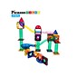 PicassoTiles Magnetic Marble Run Set, Assorted Colors (PCPTG70)