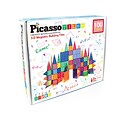 PicassoTiles 3D Magnetic Building Tiles, Assorted Colors (PCPT100)