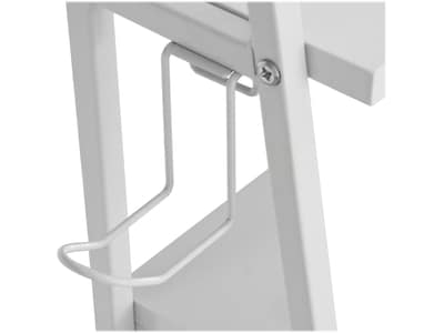 Techni Mobili 47" Computer Desk with Storage and Dry-Erase Whiteboard, White (RTA-4820D-WHT)