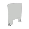 Acrylic Barrier with Slotted Feet, 30 x 36