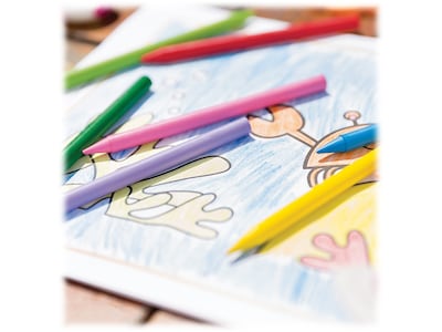 BIC Kids Crayons, 24/Pack (BKPC24-AST)