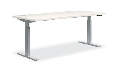 HON Coze 48" Laminate Computer Desk, White (HAB2S2LDWC2448)