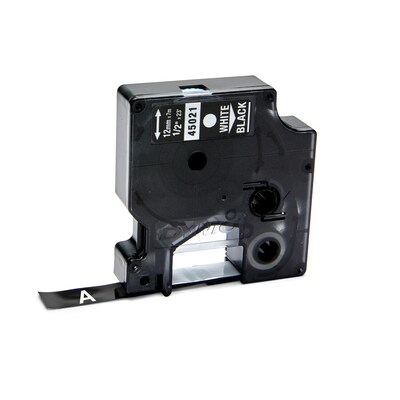 dymo d1 white on black