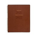 2021-2022 AT-A-GLANCE 8.5 x 11 Academic Planner, Signature Collection, Brown (YP905A-09-22)