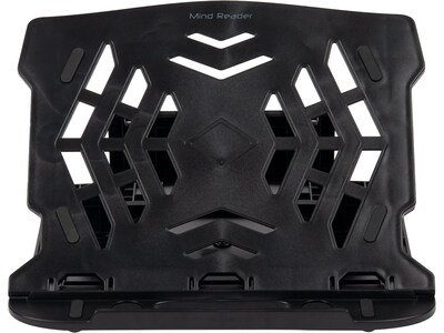 Mind Reader 11 x 9.5 Plastic Laptop Stand, Black (SPINLAP-BLK)