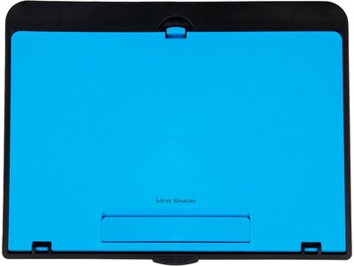 Mind Reader 15 x 11.25 Plastic Lap Desk, Black/Blue (ZLAP-BLU)