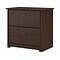 Bush Furniture Cabot 2-Drawer Lateral File Cabinet, Letter/Legal, Modern Walnut, 31 (WC31080-03)