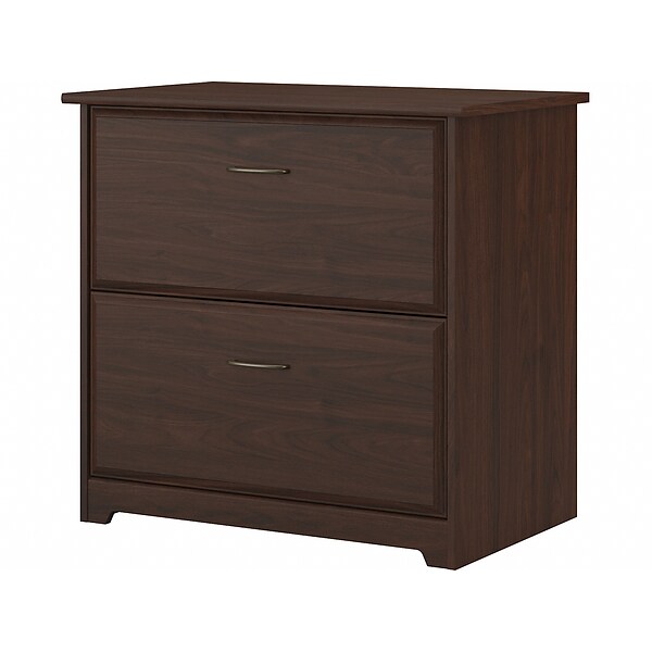 Bush Furniture Cabot 31W 2-Drawer Lateral File Cabinet, Letter/Legal, Modern Walnut (WC31080)
