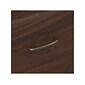 Bush Furniture Cabot 31"W 2-Drawer Lateral File Cabinet, Letter/Legal, Modern Walnut (WC31080)