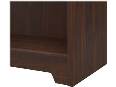 Bush Furniture Cabot 5 Shelf 66"H Bookcase, Modern Walnut (WC31066)
