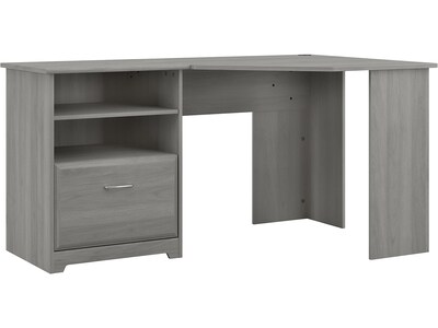 Bush Furniture Cabot 60 Corner Desk, Modern Gray (WC31315-03K)