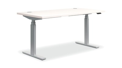 HON Coze 54W Laminate Height Adjustable Table, White (HABETADW2454)