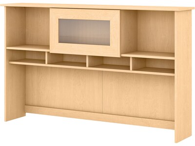 Bush Furniture Cabot 60 W Desktop Hutch, Natural Maple (WC31631)