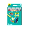 BIC Kids Ultra Washable Markers, Medium Point, Assorted Colors, 20/Pack (BKCM20-AST)