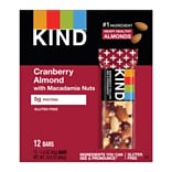 KIND Bar, Cranberry Almond & Sea Salt, 1.4 Oz., 12/Box (PHW17211)