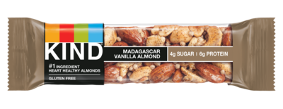 KIND Gluten Free Madagascar Vanilla Almond Nut Bar, 12 Bars/Box (PHW17850)