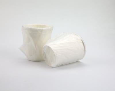 Individually Wrapped Paper Hot Cup, 8 Oz., White, 300/Pack (WC8)