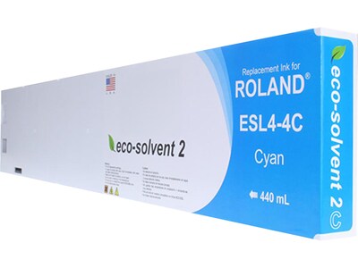 Clover Imaging Group Compatible Cyan Standard Yield Ink Cartridge Replacement for Roland (ESL4-4C)