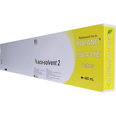 Clover Imaging Group Compatible Yellow Standard Yield Ink Cartridge Replacement for Roland (ESL4-4YE)