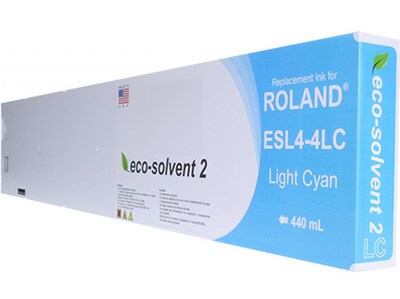 Clover Imaging Group Compatible Light Cyan Standard Yield Ink Cartridge Replacement for Roland (ESL4-4LC)