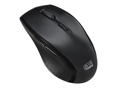 Adesso Tru-Form Media Wireless Ergonomic Keyboard and Optical Mouse Combo, Black (WKB-1600CB)