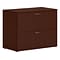 HON Mod 2-Drawer Lateral File Cabinet, Locking, Letter/Legal, Traditional Mahogany, 36 (HONLLF3620L